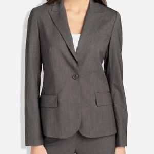 Theory Gabe B Tailor Gray Blazer Jacket - Size 6